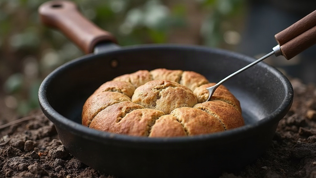 Baking Perfect Bannock Bread in a Thin Titanium Mess Kit