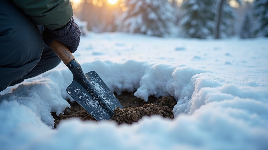 Digging Catholes in Frozen Ground Without Snapping Your Trowel