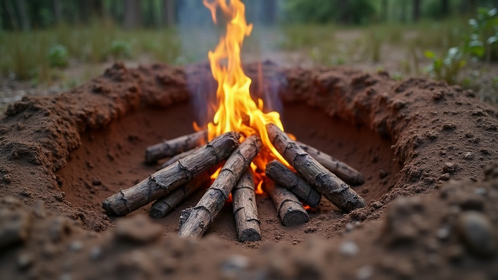 How to Build a Dakota Fire Hole in Waterlogged Clay Soil