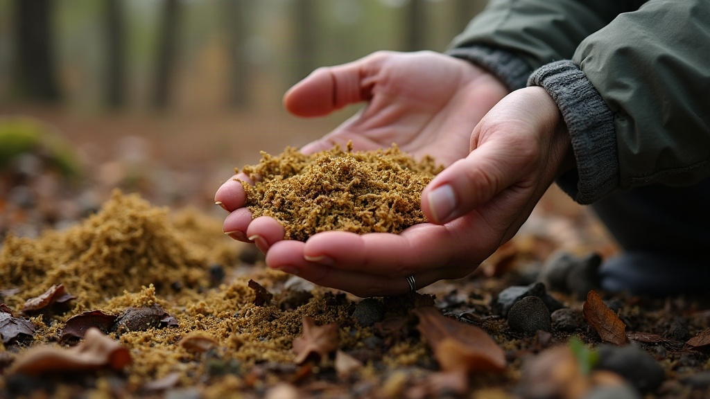 Processing Burdock Root for Trail Calories in Late Autumn