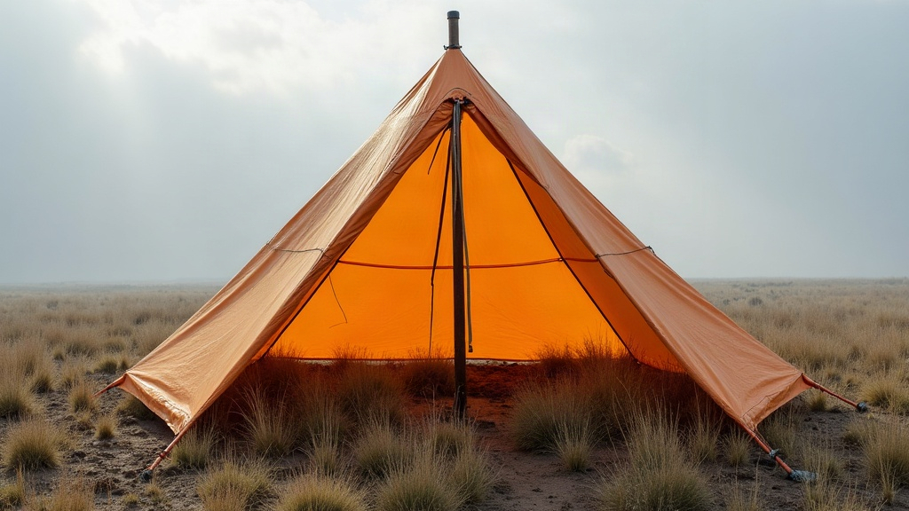 The Plow Point Tarp Configuration for High Wind Stealth Camping