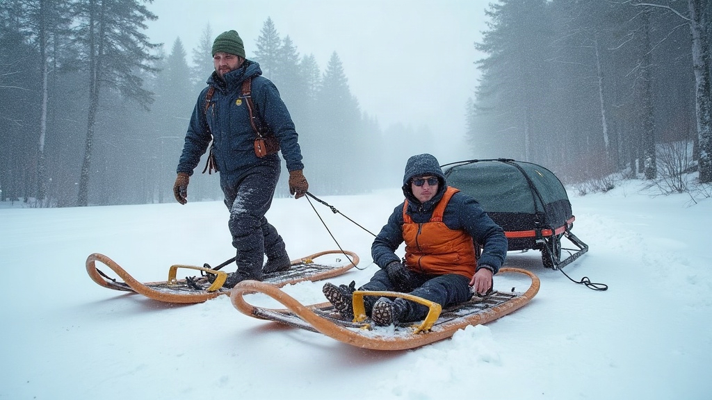 Wooden Snowshoes vs Aluminum Frames for Hauling Heavy Sleds